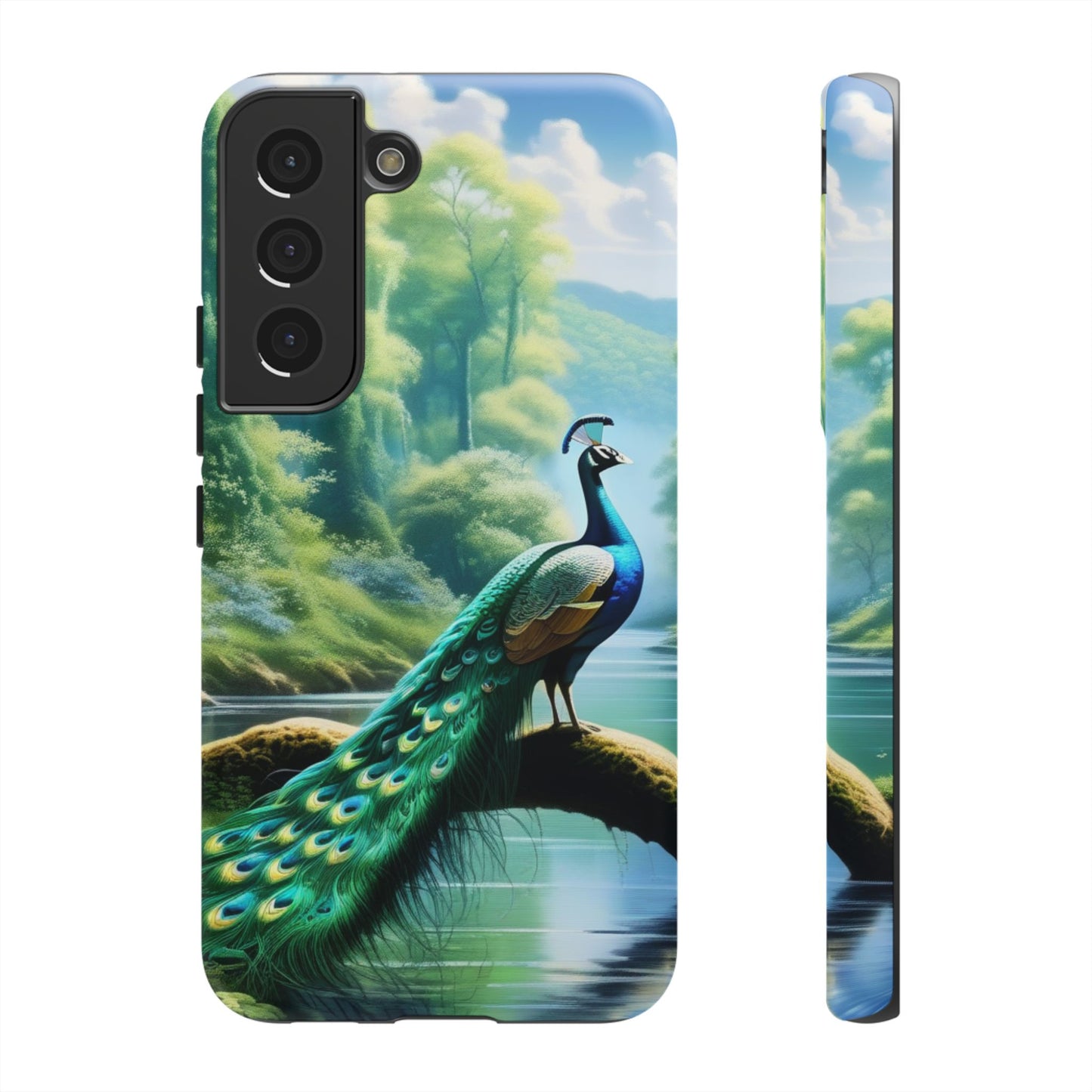 Feathers of Elegance (Peacock) Phone Case