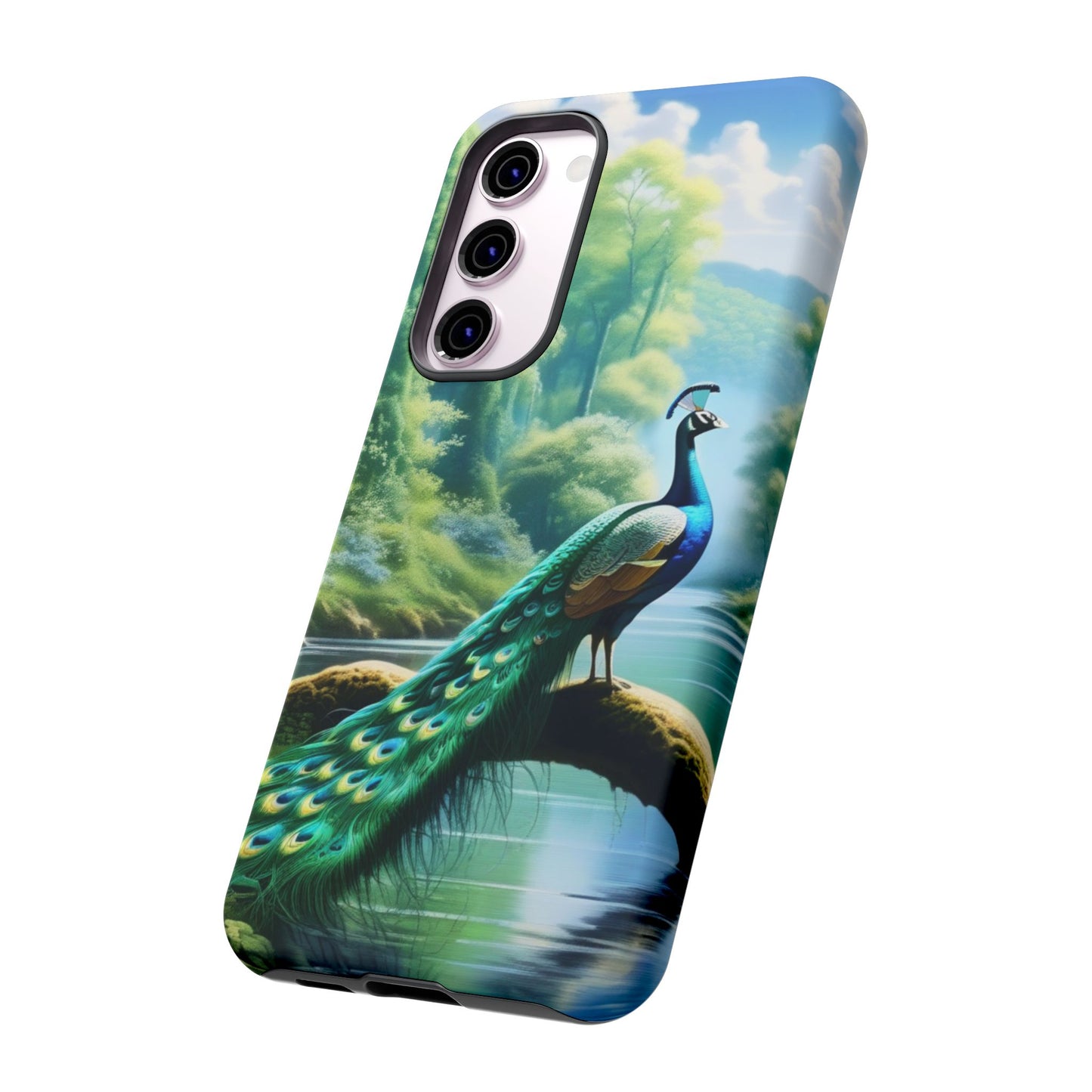 Feathers of Elegance (Peacock) Phone Case