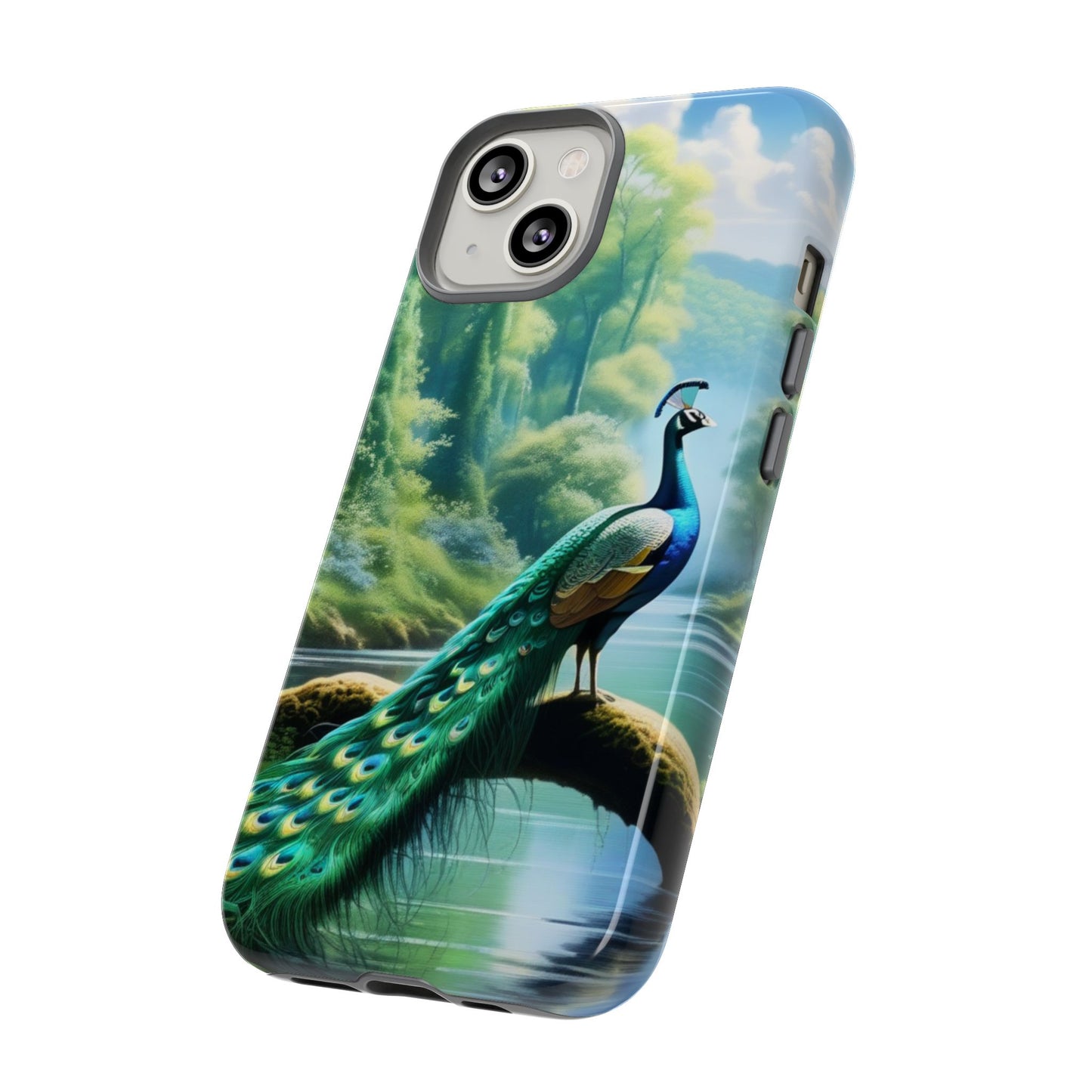 Feathers of Elegance (Peacock) Phone Case