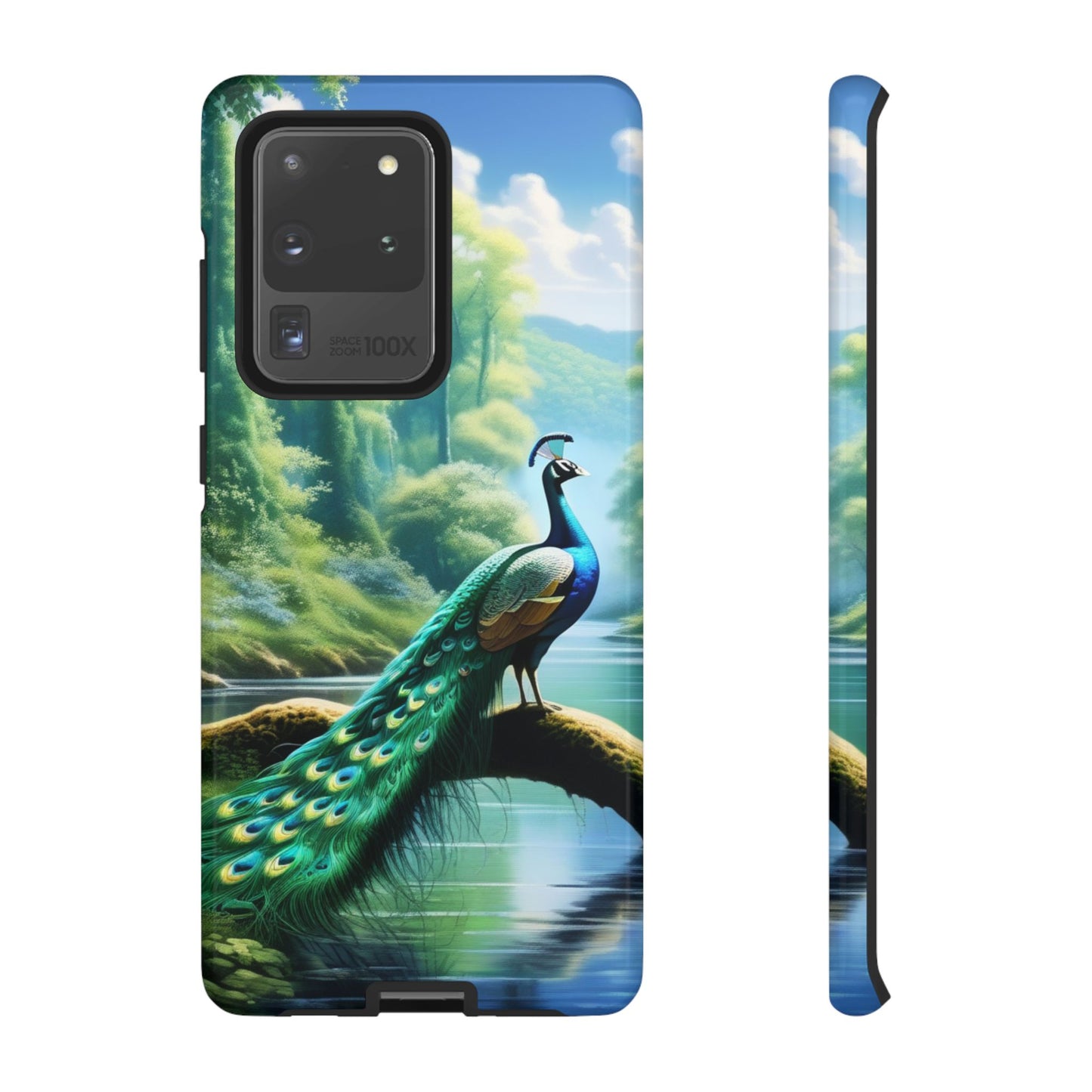 Feathers of Elegance (Peacock) Phone Case