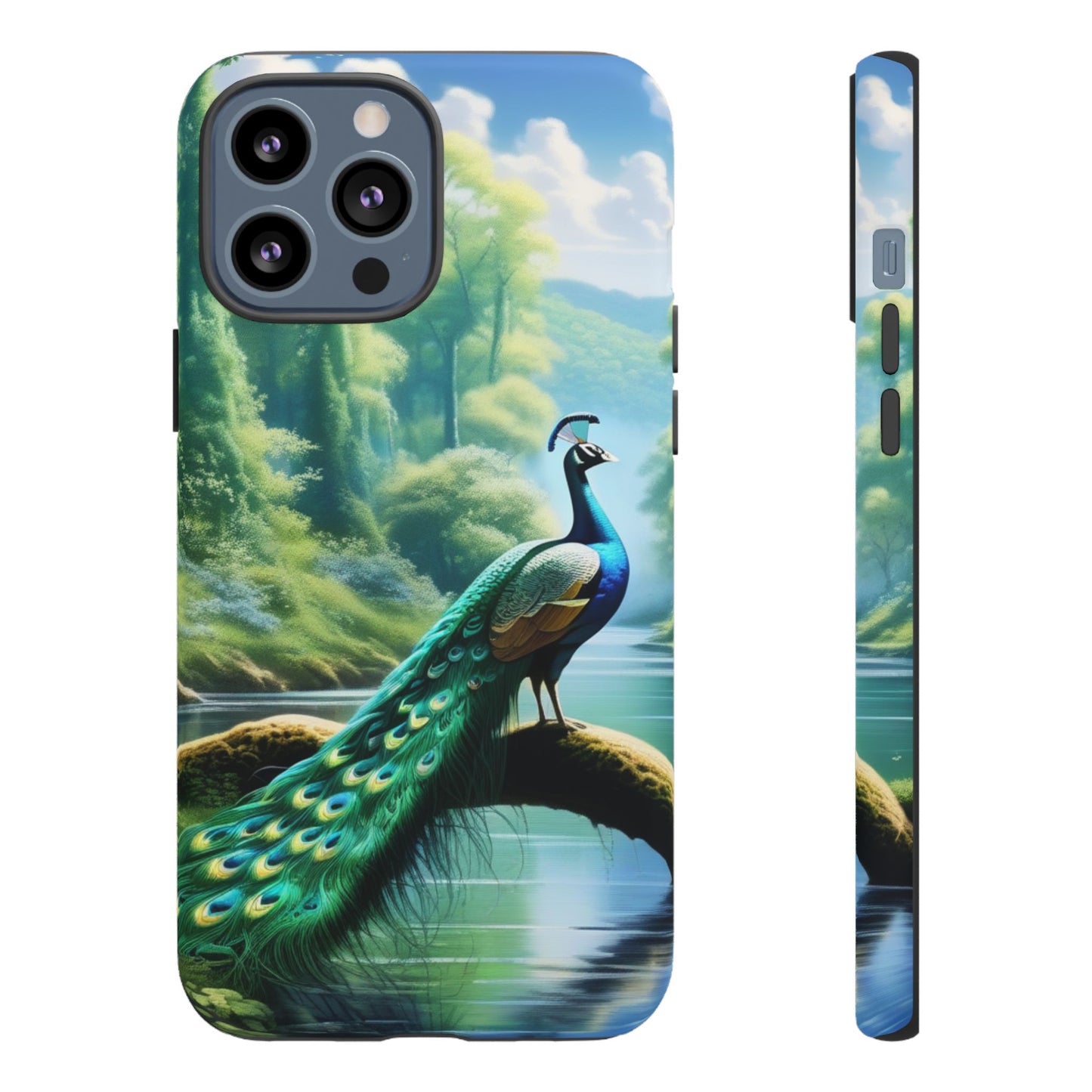 Feathers of Elegance (Peacock) Phone Case