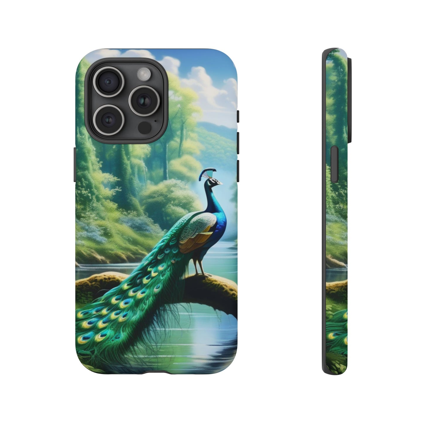 Feathers of Elegance (Peacock) Phone Case