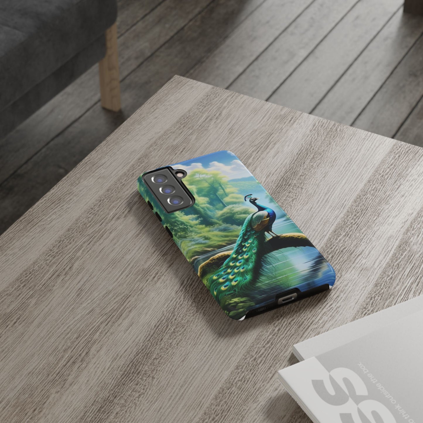 Feathers of Elegance (Peacock) Phone Case