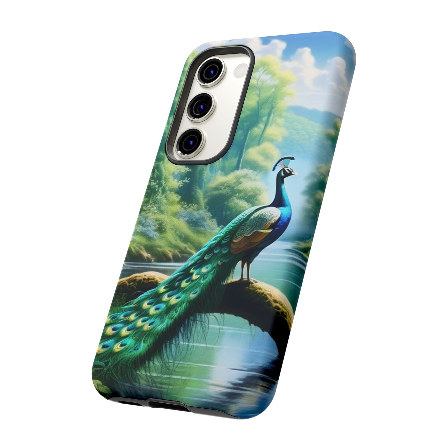 Feathers of Elegance (Peacock) Phone Case