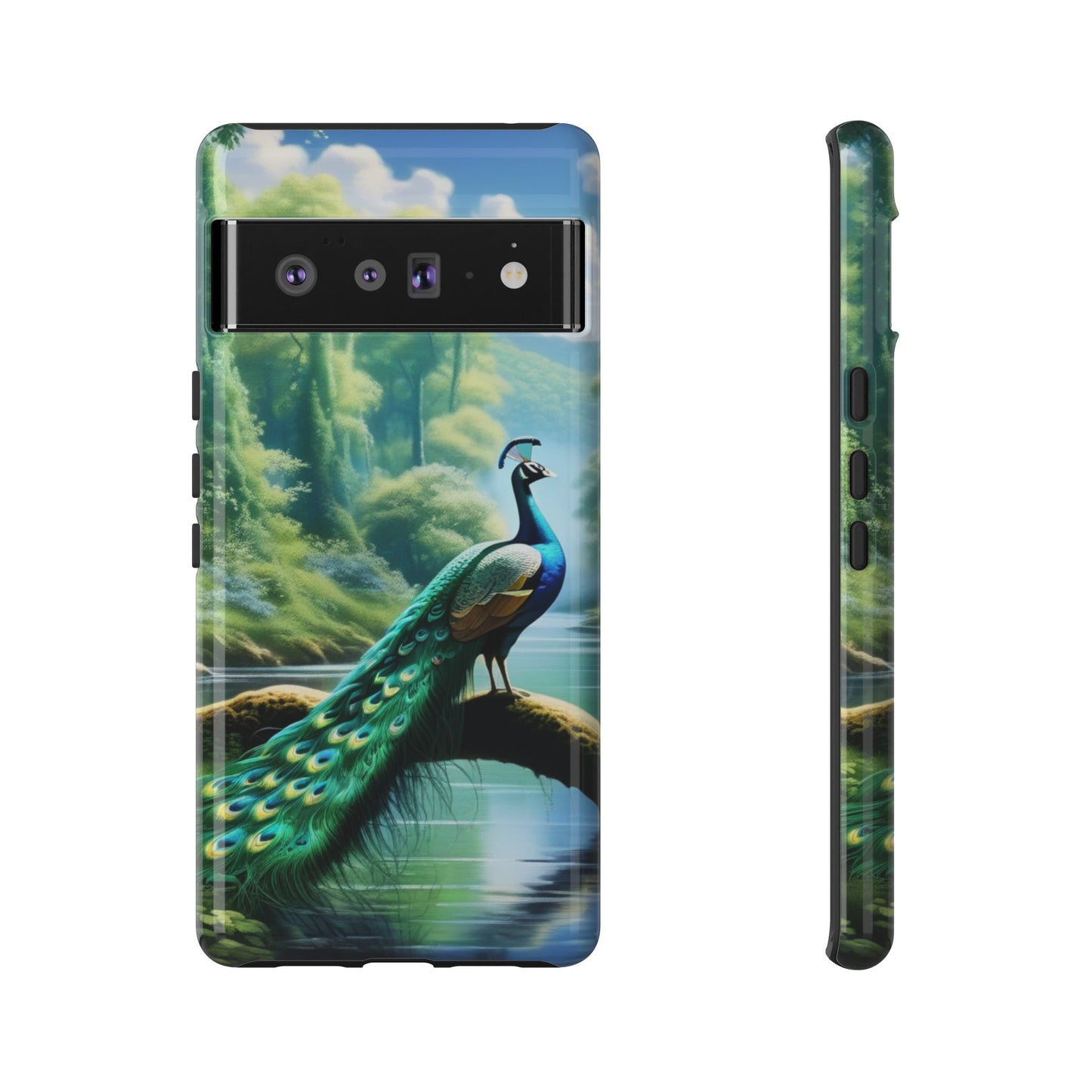 Feathers of Elegance (Peacock) Phone Case