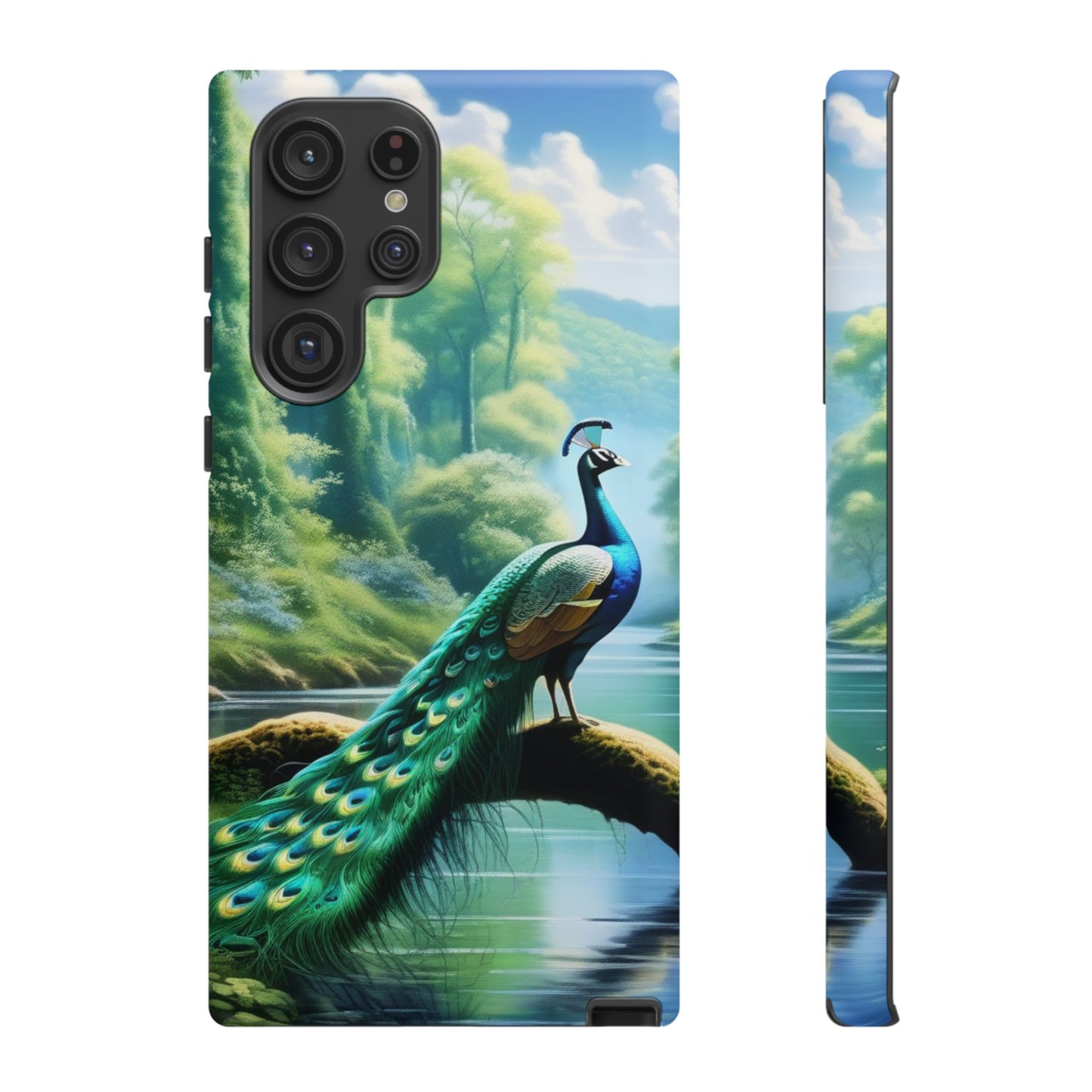 Feathers of Elegance (Peacock) Phone Case