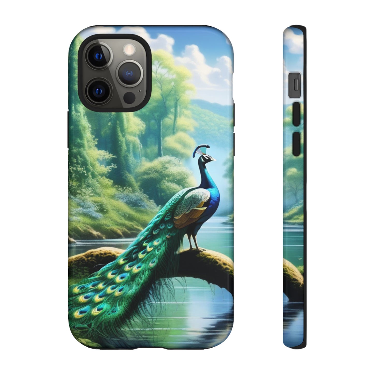 Feathers of Elegance (Peacock) Phone Case