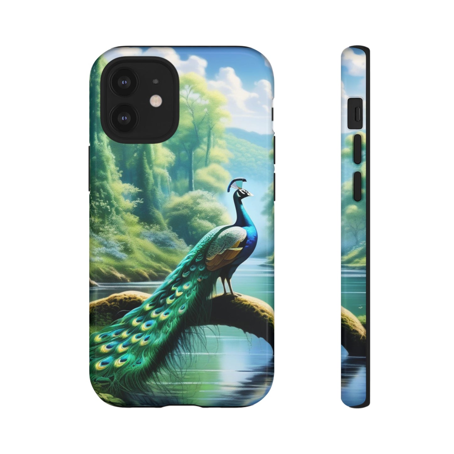 Feathers of Elegance (Peacock) Phone Case