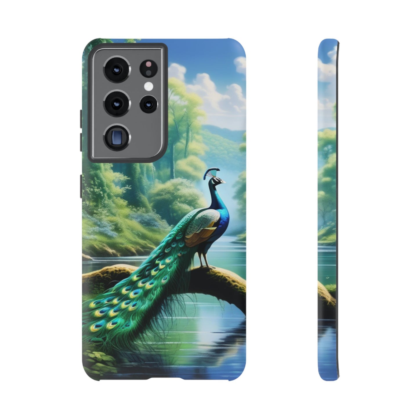 Feathers of Elegance (Peacock) Phone Case