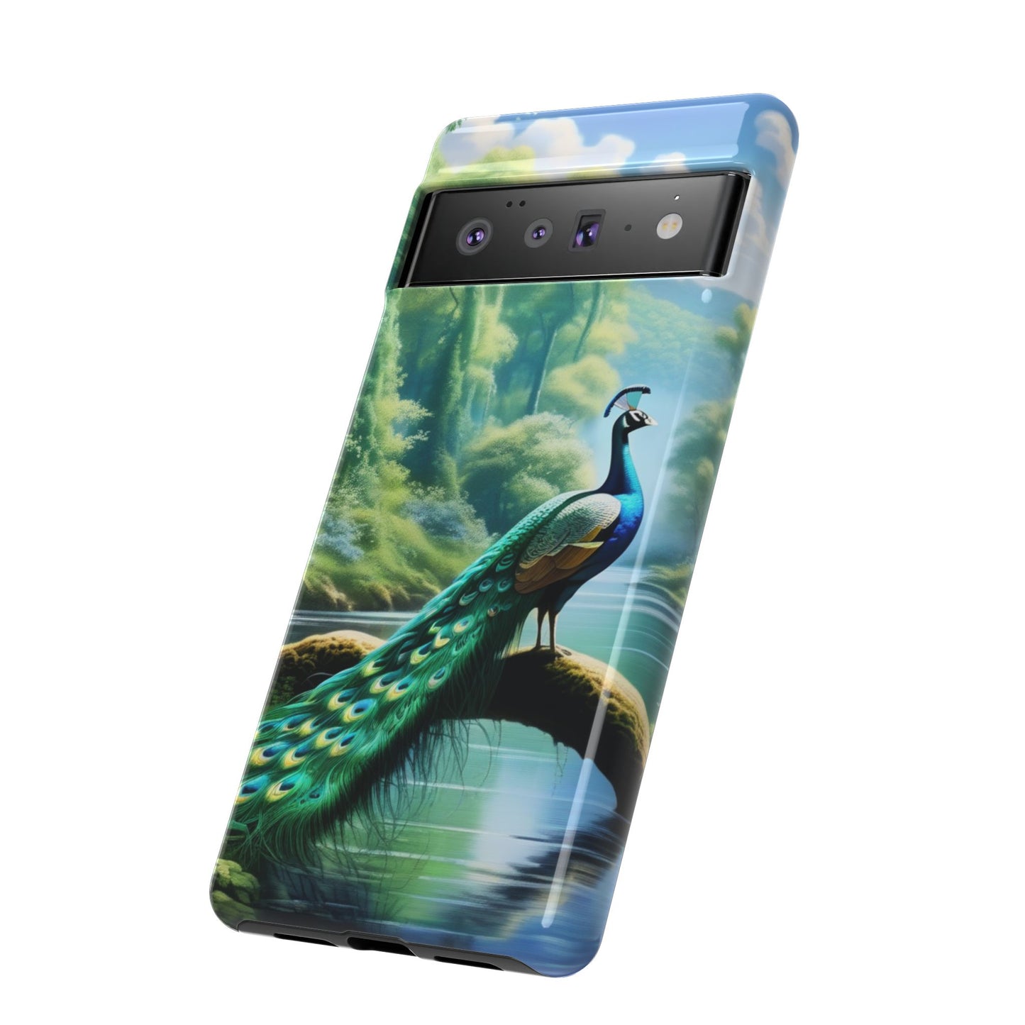 Feathers of Elegance (Peacock) Phone Case