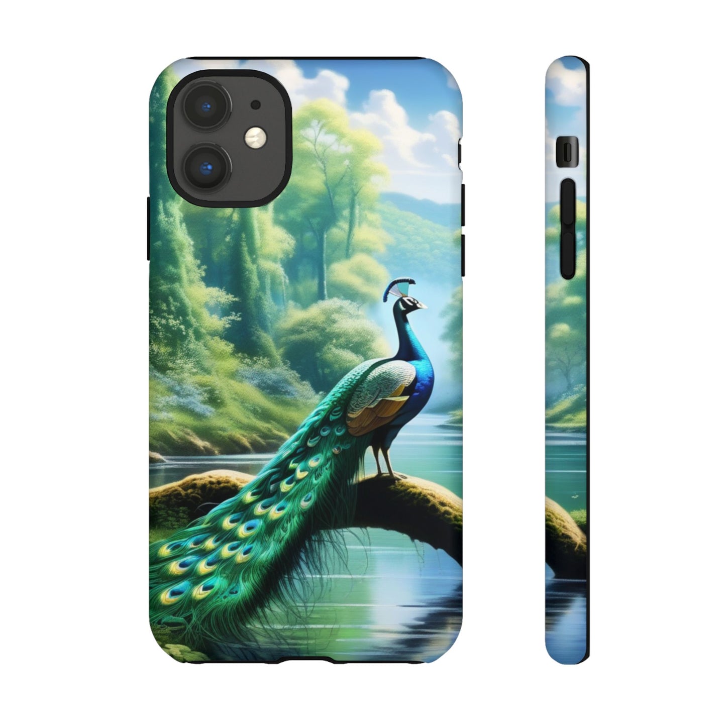 Feathers of Elegance (Peacock) Phone Case