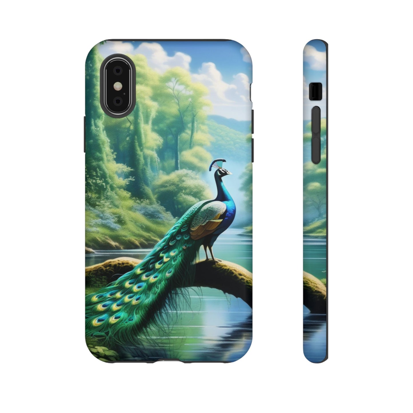 Feathers of Elegance (Peacock) Phone Case