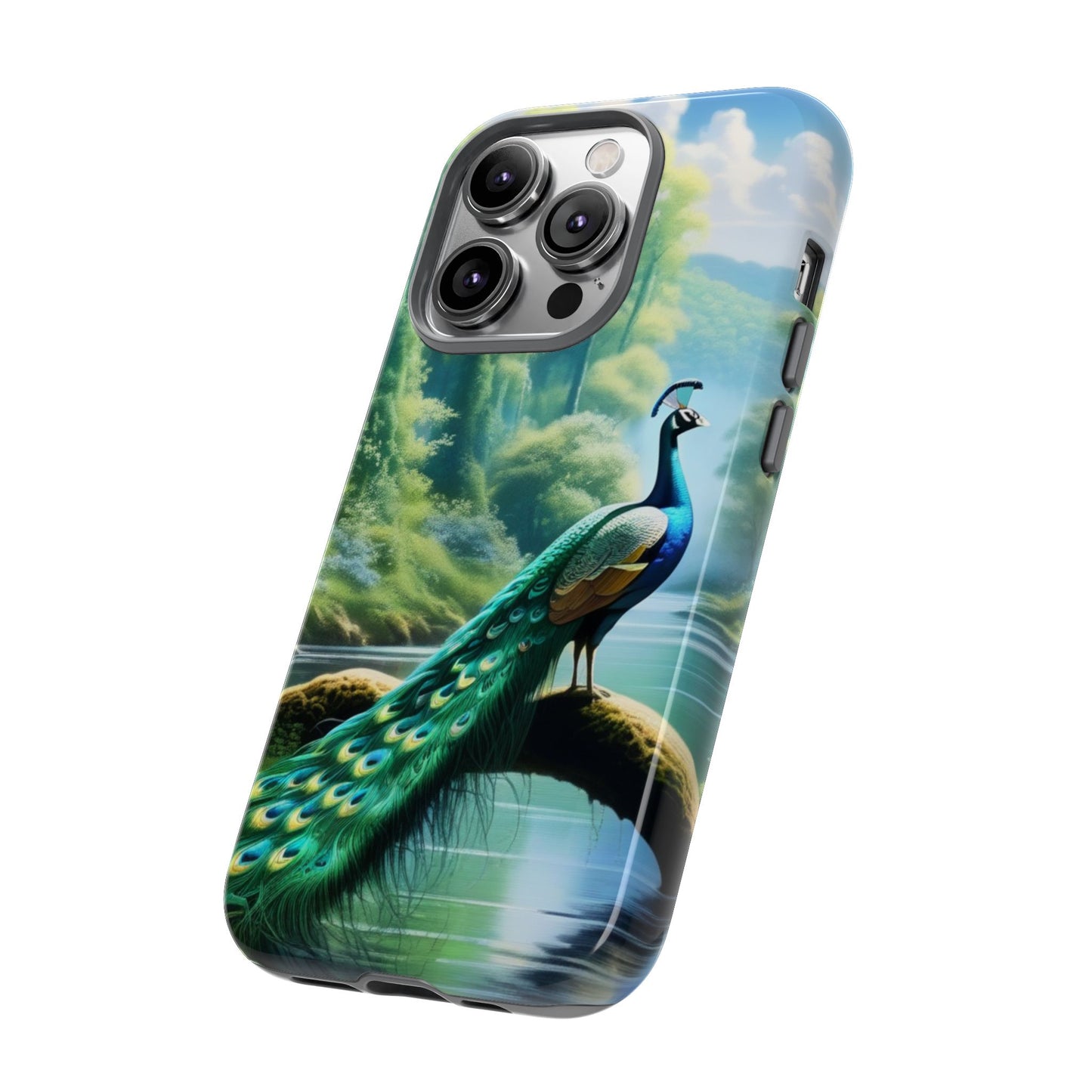 Feathers of Elegance (Peacock) Phone Case