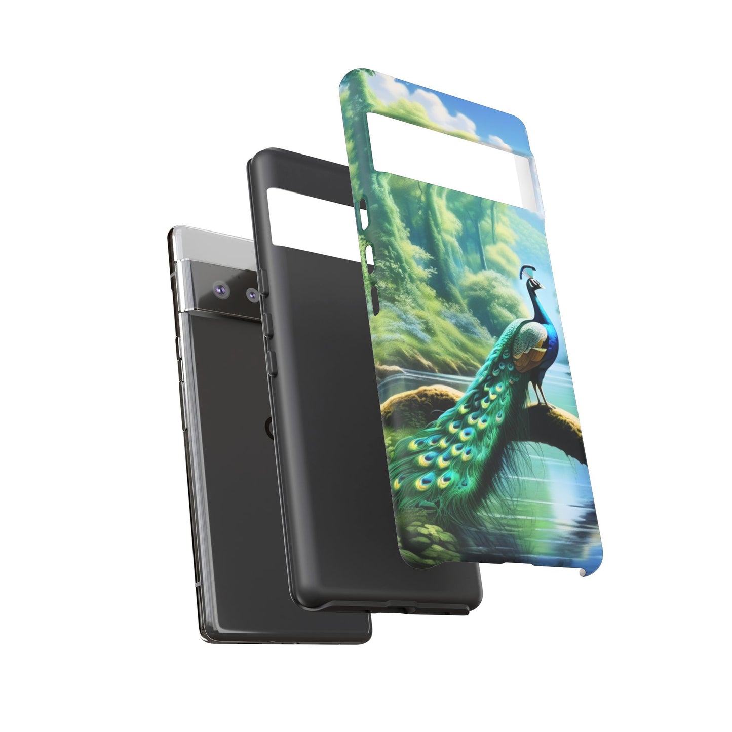 Feathers of Elegance (Peacock) Phone Case
