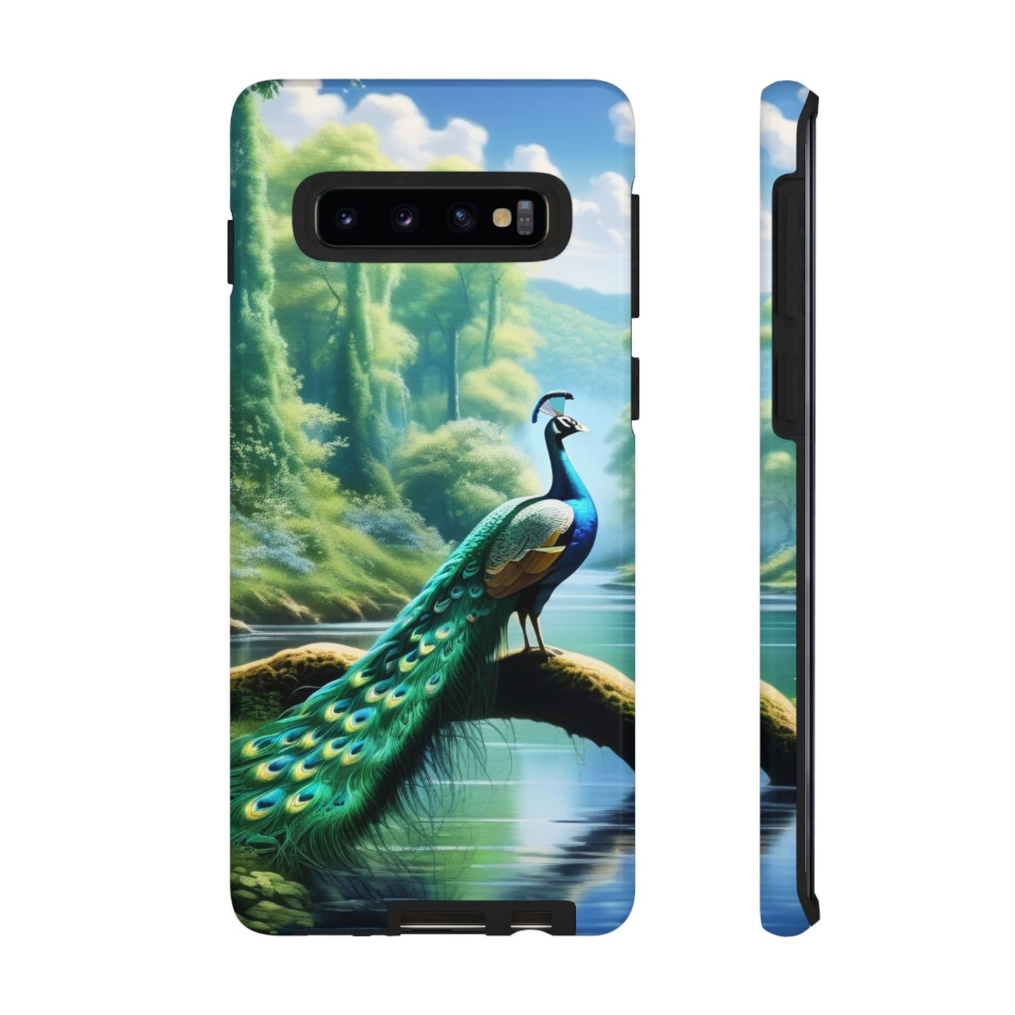 Feathers of Elegance (Peacock) Phone Case