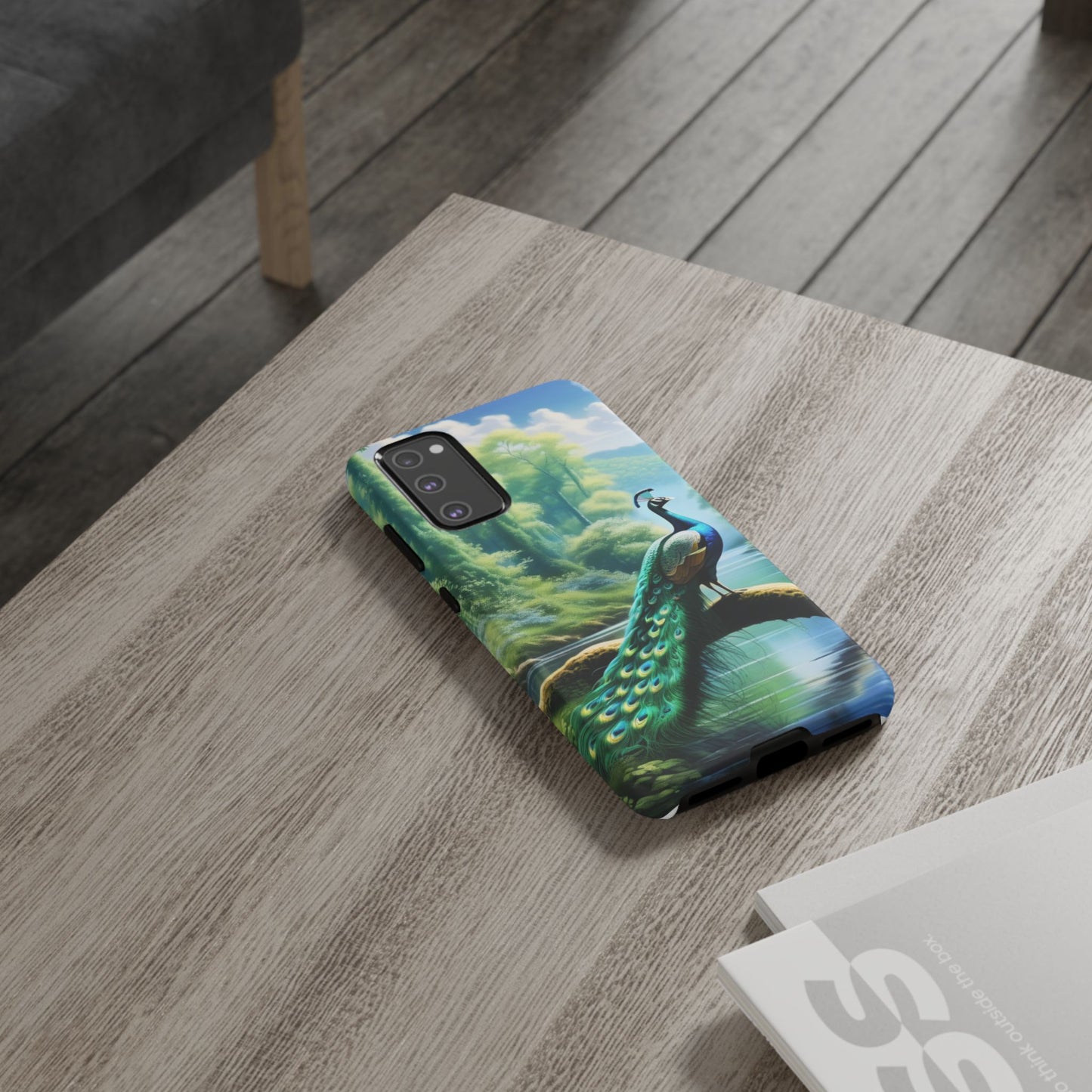 Feathers of Elegance (Peacock) Phone Case