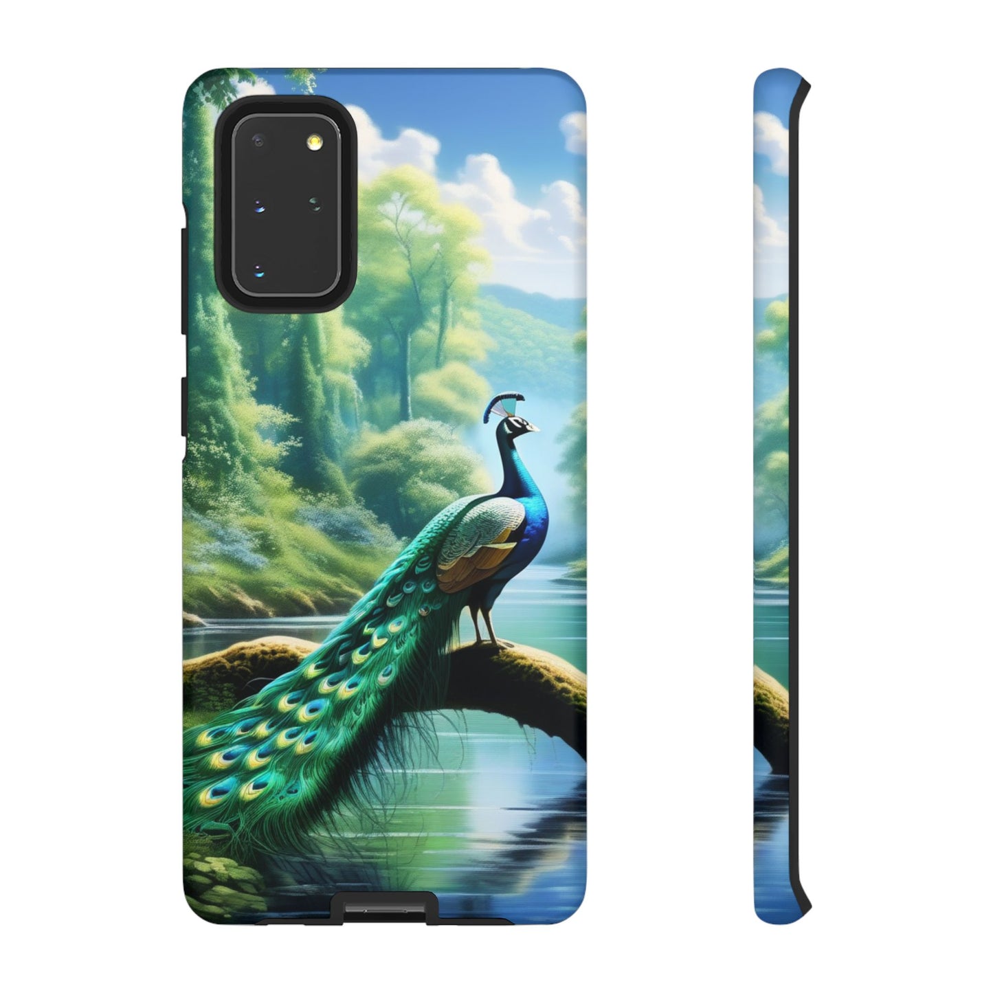 Feathers of Elegance (Peacock) Phone Case