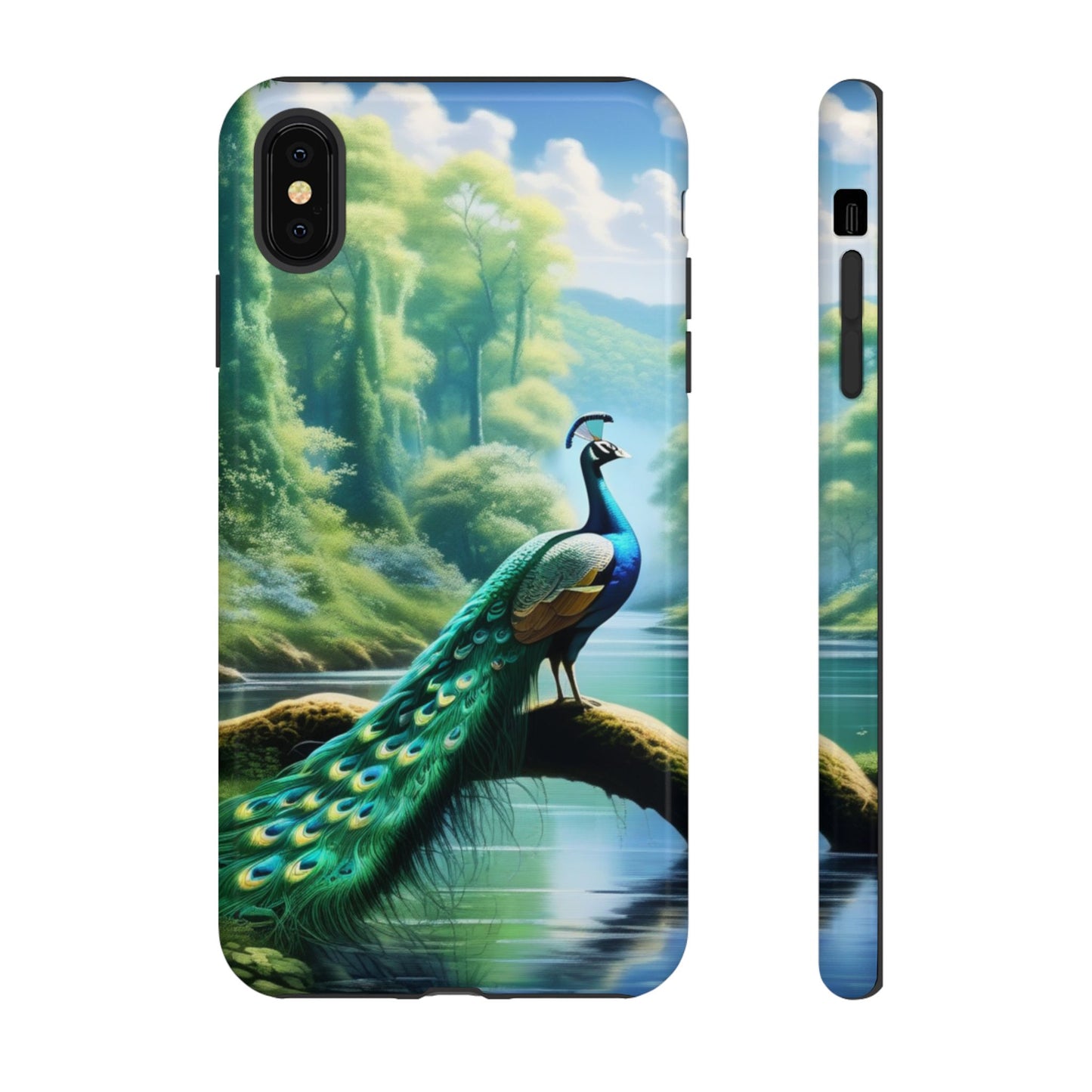 Feathers of Elegance (Peacock) Phone Case