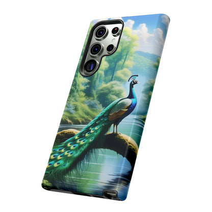 Feathers of Elegance (Peacock) Phone Case
