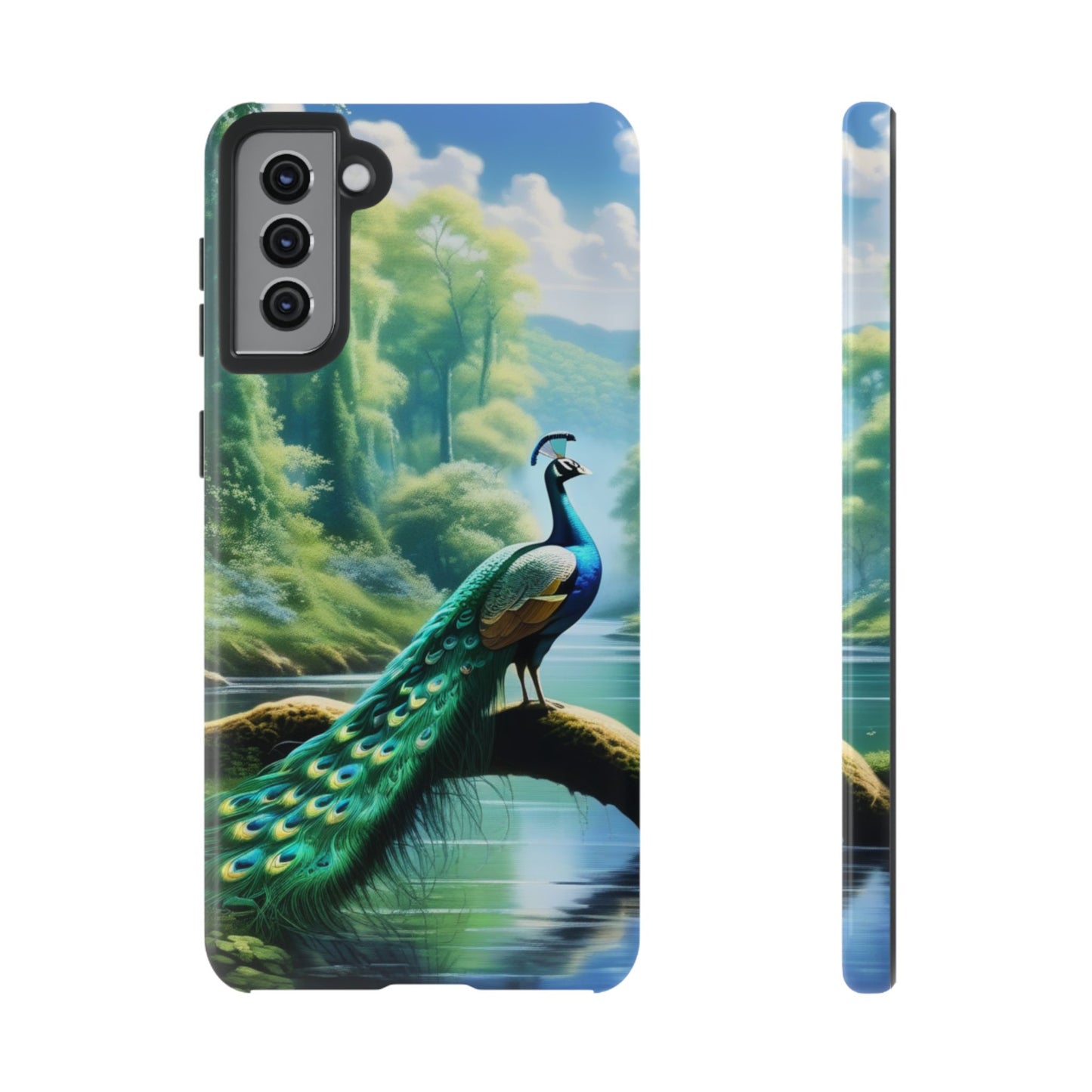 Feathers of Elegance (Peacock) Phone Case