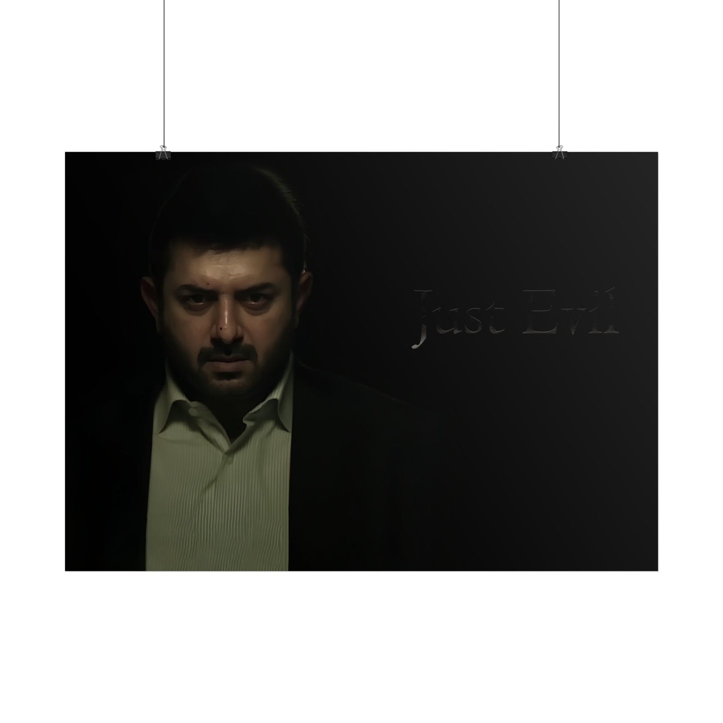 Siddharth Abhimanyu "Just Evil" Poster