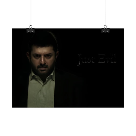 Siddharth Abhimanyu "Just Evil" Poster