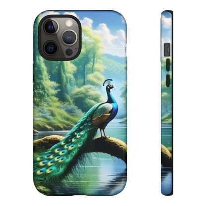 Feathers of Elegance (Peacock) Phone Case
