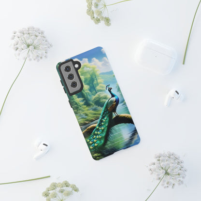 Feathers of Elegance (Peacock) Phone Case