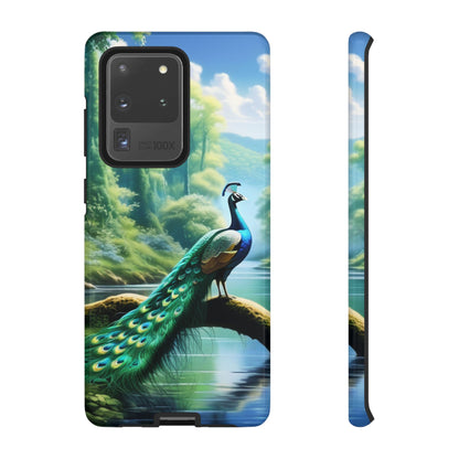 Feathers of Elegance (Peacock) Phone Case