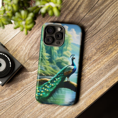 Feathers of Elegance (Peacock) Phone Case
