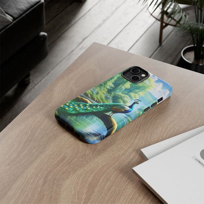 Feathers of Elegance (Peacock) Phone Case