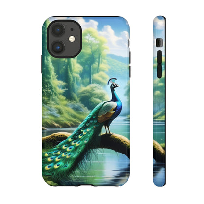 Feathers of Elegance (Peacock) Phone Case